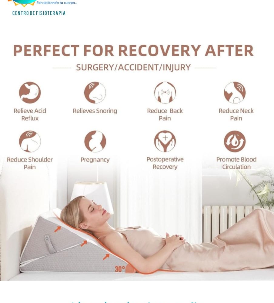 Almohada Tipo Cuña Bdeus Blanco