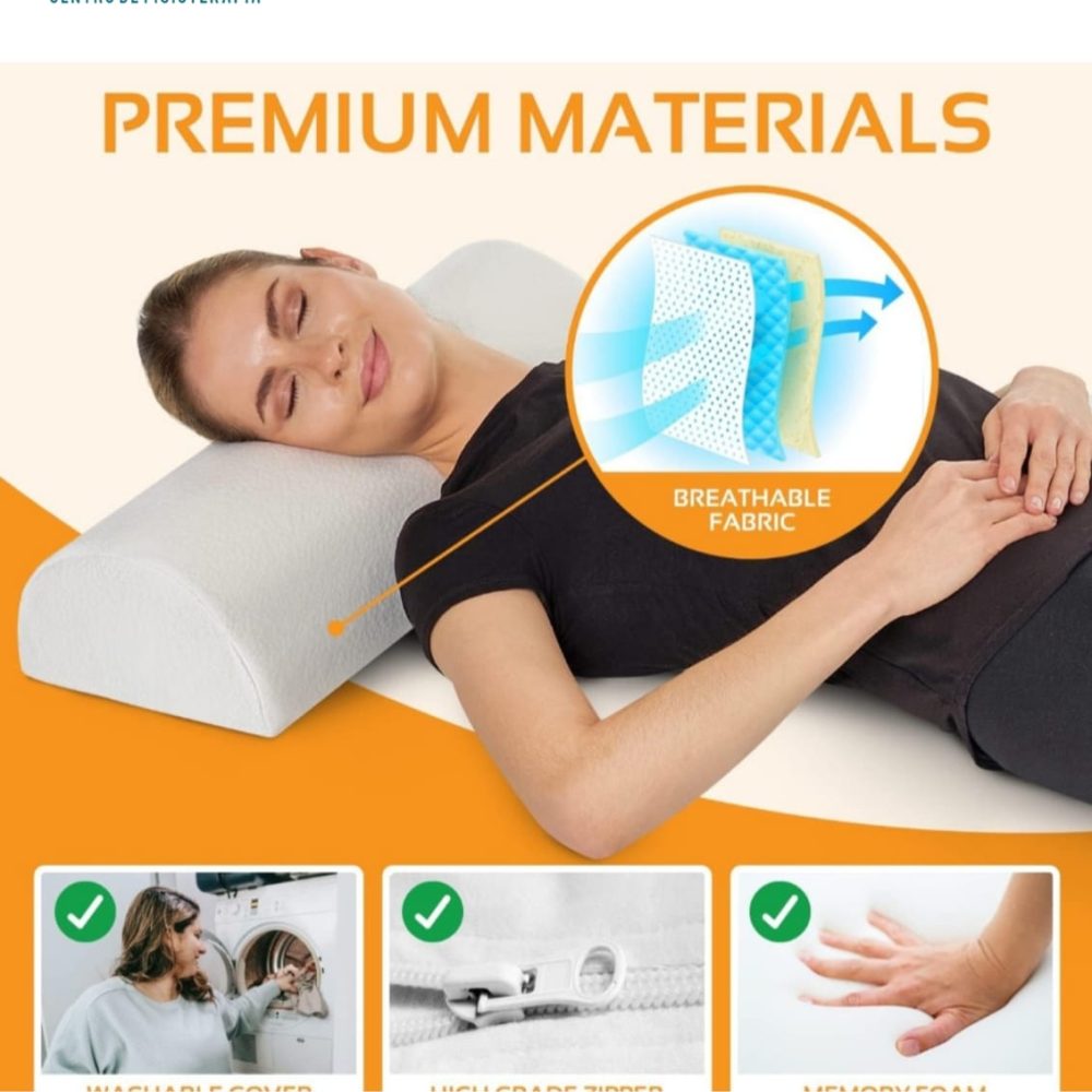 Cojín De Media Luna Para Piernas Allsett Health